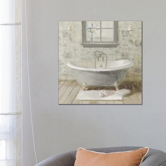 Victorian Bath I Neutral by Danhui Nai - Wrapped Canvas Print iCanvas Size: 66cm H x 66cm W x 3.8cm D on Productcaster.