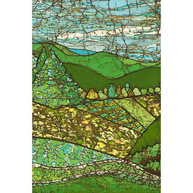 Green Landscape I Ivy Bronx Size: 122cm H x 81cm W on Productcaster.