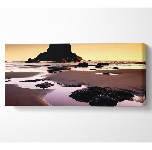 Monument of the Ocean - Wrapped Canvas Art Prints Highland Dunes Size: 50.8cm H x 121.9cm W on Productcaster.