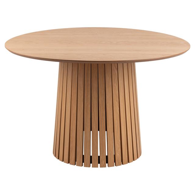 Scot Round Dining Table Corrigan Studio Colour: Matt Oak on Productcaster.