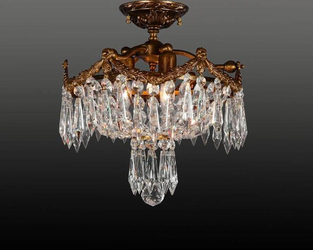 Bazemore Crystal Semi Flush Mount Astoria Grand on Productcaster.