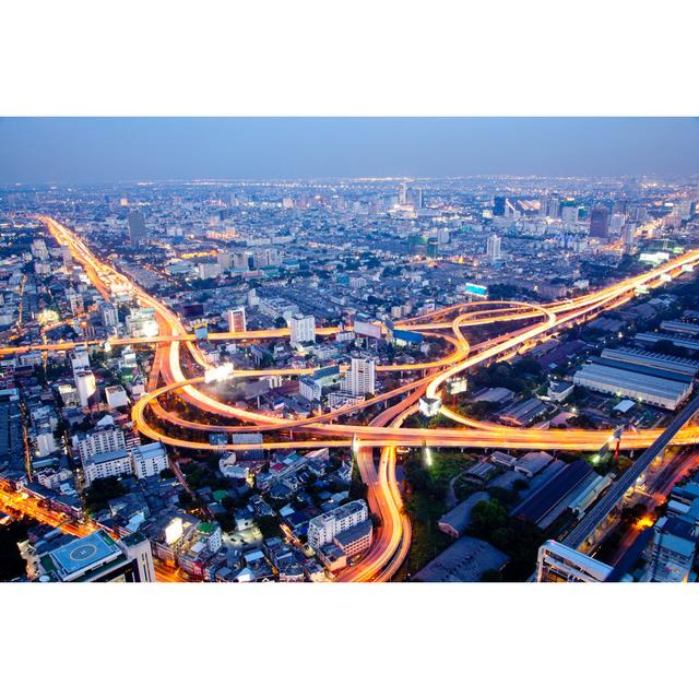 Alvina Bangkok Highway - Wrapped Canvas Print Latitude Run Size: 20cm H x 30cm W x 3.8cm D on Productcaster.