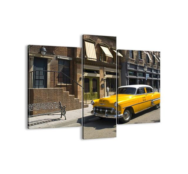 A Long Time Ago in America - 3 Piece Unframed Photograph Print Set on Canvas Brayden Studio Size: 80cm H x 95cm W x 1.8cm D on Productcaster.