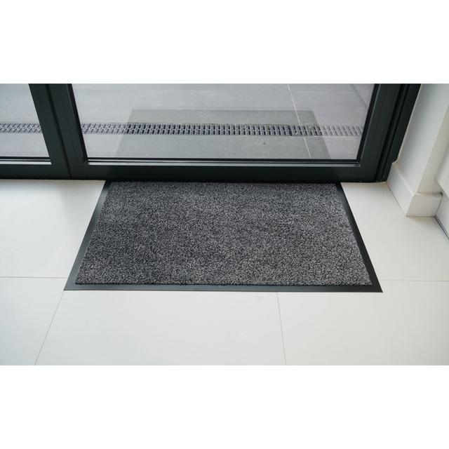 Stacy Dirt Barrier Door Mat Sol 27 Outdoor Colour: Silver Grey, Mat Size: Rectangle 60x 90cm on Productcaster.