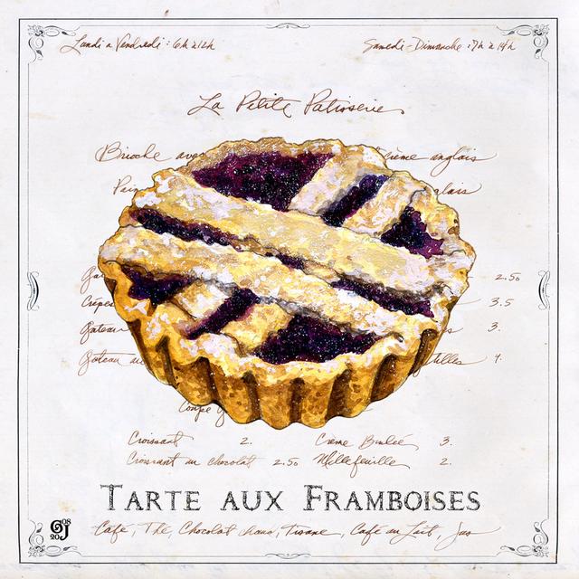 Tarte Aux Framboises Happy Larry Size: 91cm H x 91cm W on Productcaster.