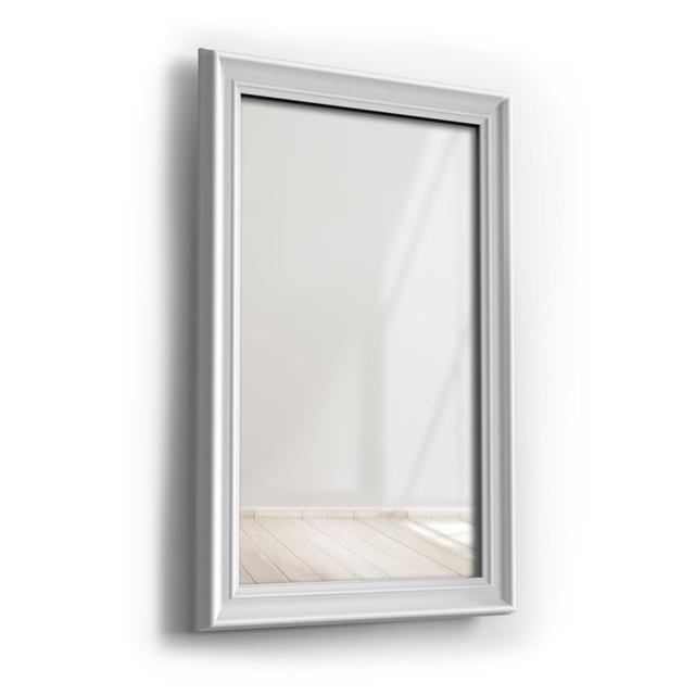 Barocko Manufactured Wood Wall Mirror Marlow Home Co. Size: 87.8cm H x 67.8cm W, Finish: White on Productcaster.