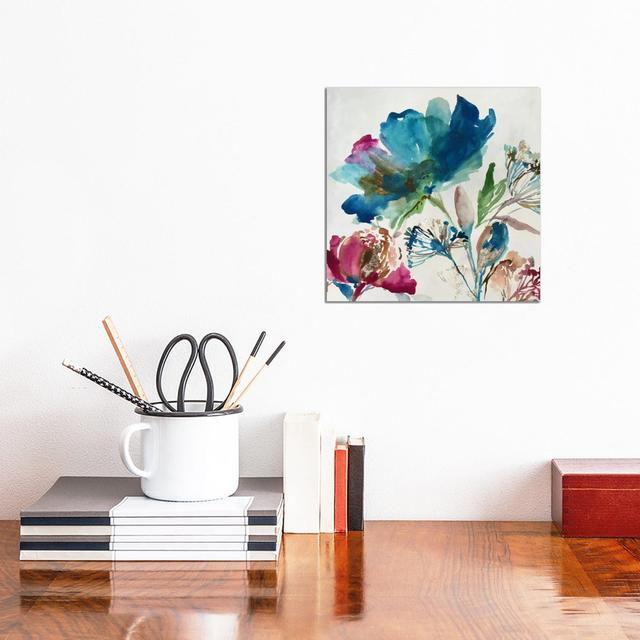 Blossoming II by Asia Jensen - Wrapped Canvas Painting Rosalind Wheeler on Productcaster.