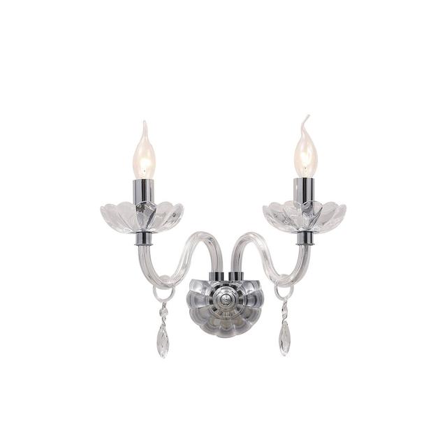 Solomon Glass Candle Wall Light Mercer41 on Productcaster.