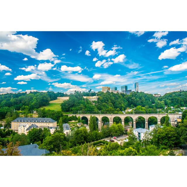 Luxembourg by Sabinoparente - Wrapped Canvas Print Latitude Run Size: 51cm H x 76cm W on Productcaster.