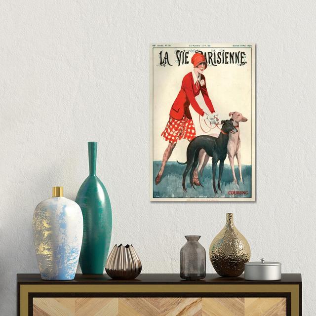 1928 La Vie Parisienne Magazine Cover by Georges Leonnec - Gallery-Wrapped Canvas Giclée on Canvas Lark Manor Size: 45.72cm H x 30.48cm W x 1.91cm D, on Productcaster.