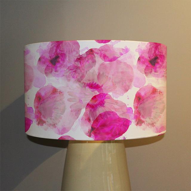 Eberns Bo Ho in Cotton Drum Lamp Shade Ebern Designs Size: 25cm H x 40cm W x 40cm D on Productcaster.