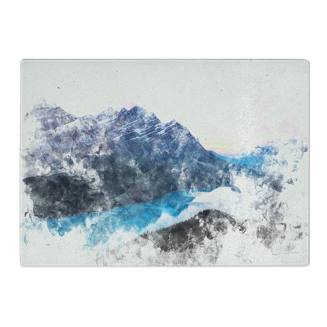 Tempered Glass Peyto Lake in Alberta Canada Chopping Board East Urban Home Size: 20 cm x 28.5 cm on Productcaster.