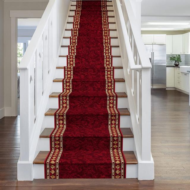 Stair Runner Allenstown Machine Woven Area Rug Rosalind Wheeler Rug Size: Runner 780cm x 66cm on Productcaster.