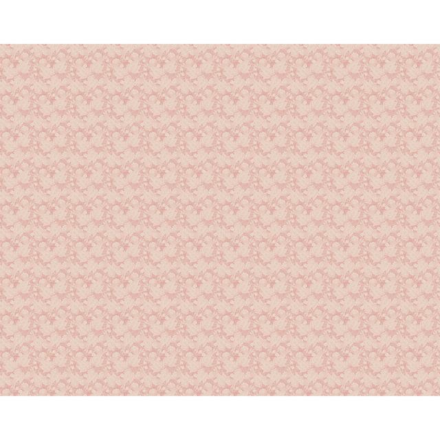 Hilla 10m x 50cm Matte Wallpaper Roll ClassicLiving Colour: Pink on Productcaster.