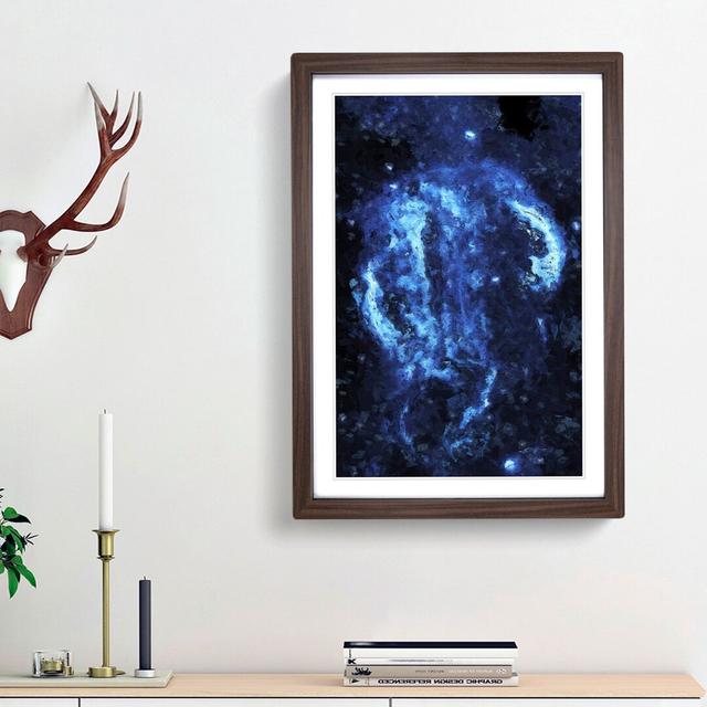 Universe in Abstract Vol.5 - Picture Frame Graphic Art Print East Urban Home Frame Option: Walnut Framed, Size: 36cm H x 27cm W x 2cm D on Productcaster.