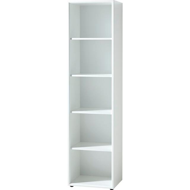 Jorgensen Bookcase Ivy Bronx Colour: White on Productcaster.