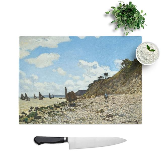 The Beach at Honfleur by Claude Monet Chopping Board East Urban Home Size: 28.5cm W x 39cm L on Productcaster.