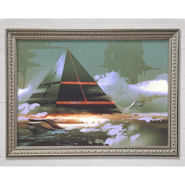 Pyramid From Another Realm - Single Picture Frame Art Prints Bright Star Size: 21cm H x 29.7cm W on Productcaster.