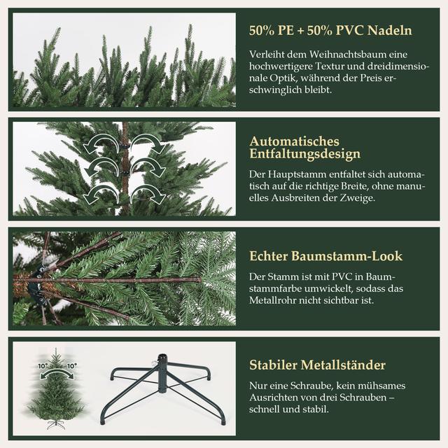 1.8cm Artificial Christmas Tree The Seasonal Aisle on Productcaster.