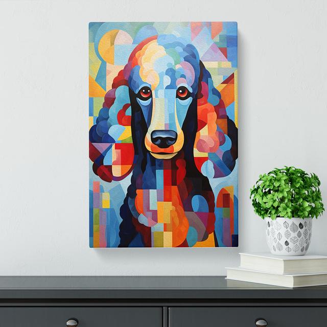 Poodle Cubism - Print 17 Stories Size: 50cm H x 35cm W x 3cm D on Productcaster.