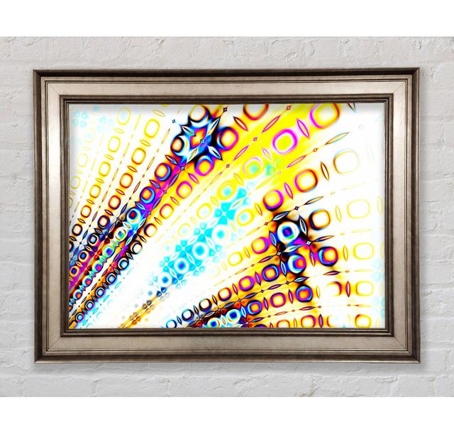 Movement Of Colour Framed Print Ivy Bronx Format: Silver Framed Paper, Size: 42cm H x 59.7cm W x 8cm D on Productcaster.