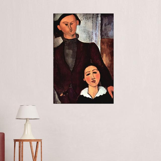 'Portrait of the Married Couple Lipchitz' Painting Print East Urban Home Size: 90cm H x 60cm W x 1.8cm D on Productcaster.