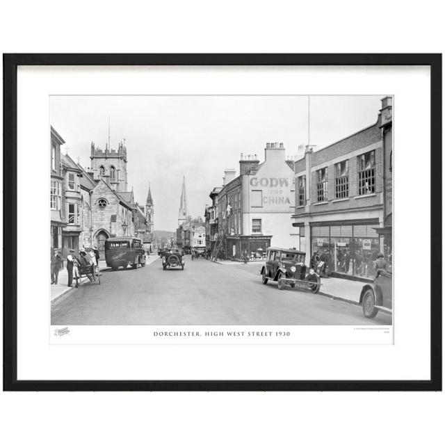 'Dorchester, High West Street 1930' by Francis Frith - Picture Frame Photograph Print on Paper The Francis Frith Collection Size: 45cm H x 60cm W x 2. on Productcaster.