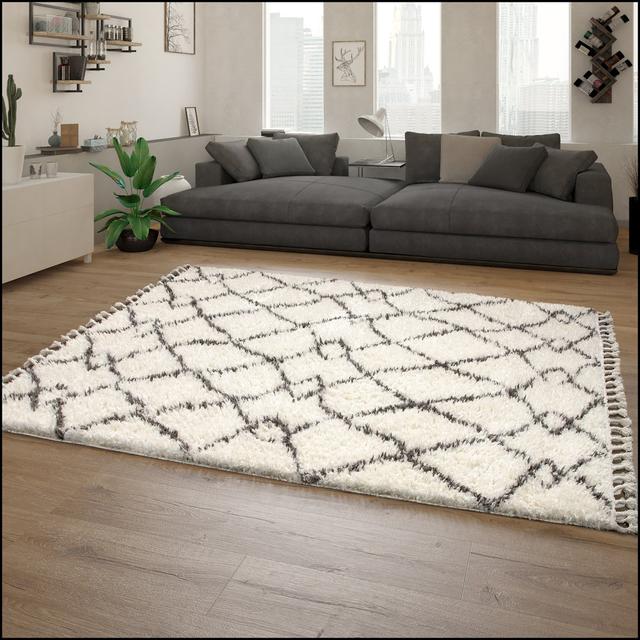 Teppich Encinal in Cremefarben Natur Pur Teppichgröße: Rechteckig 120 x 170 cm on Productcaster.