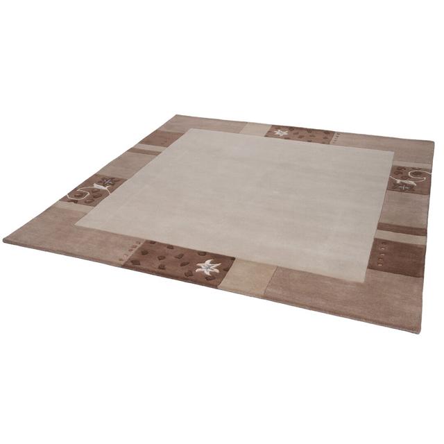 Jadyn Hand Tufted Beige Rug Ophelia & Co. Rug Size: Square 200cm on Productcaster.