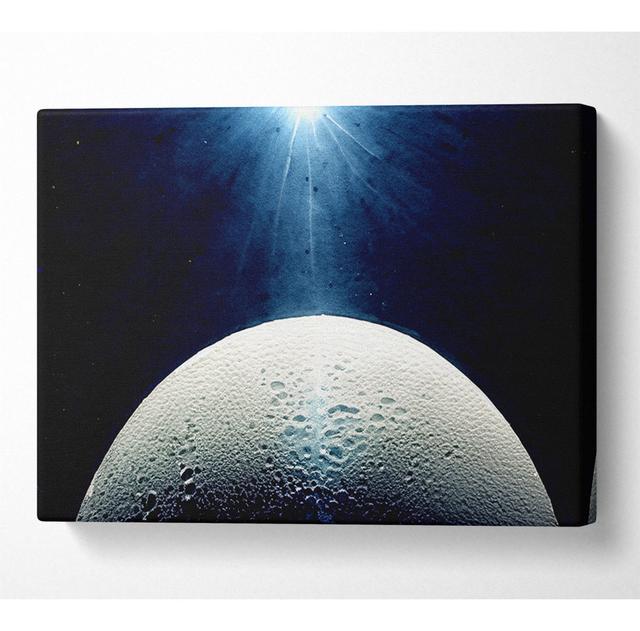 Moon In Space - Print Latitude Run Size: 101.6cm H x 142.2cm W x 10cm D on Productcaster.