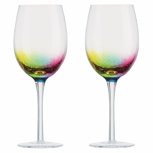 Neon Wine Glasses (Set of 2) The DRH Collection on Productcaster.