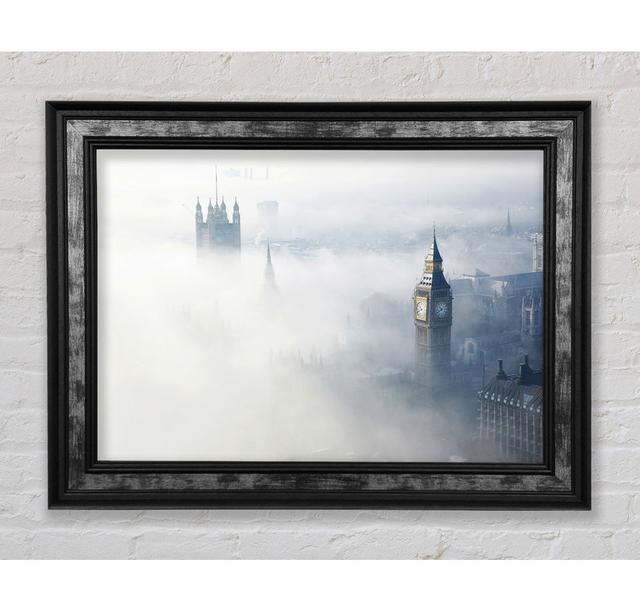 Mist Through The City - Single Picture Frame Art Prints Bright Star Size: 100cm H x 141.4cm W x 8cm D on Productcaster.