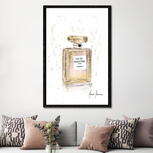 Beautiful Perfume by Ashvin Harrison - Print on Canvas Rosdorf Park Size: 152.4cm H x 101.6cm W x 3.81cm D, Format: Black Framed on Productcaster.