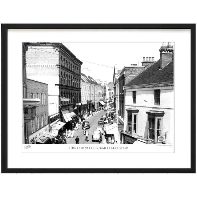 'Kidderminster, Vicar Street C1960' by Francis Frith - Picture Frame Photograph Print on Paper The Francis Frith Collection Size: 45cm H x 60cm W x 2. on Productcaster.