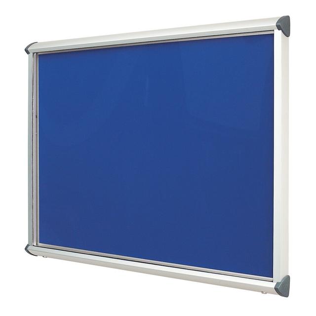 Wall Mounted Bulletin Board Symple Stuff Colour: Royal Blue, Size: 105 cm H x 75.2 cm W on Productcaster.