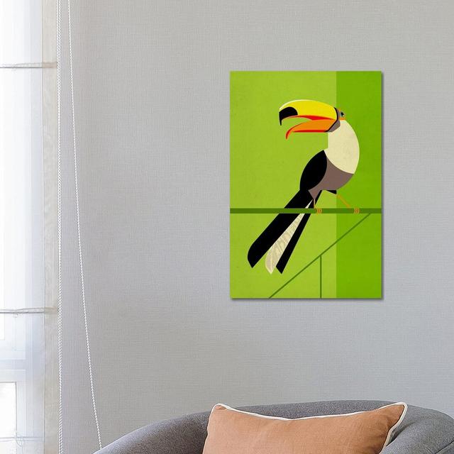 Tucan by Dieter Braun - Print on Canvas 17 Stories Format: Wrapped Canvas, Size: 66.04cm H x 45.72cm W x 3.81cm D on Productcaster.