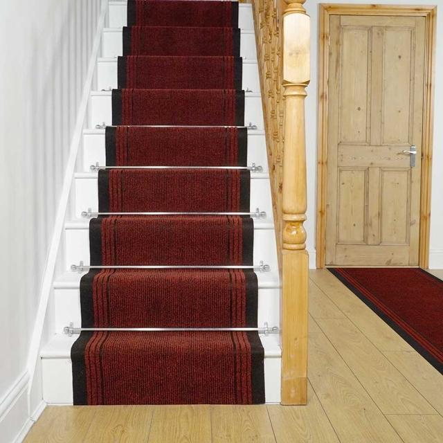 Abby Stair Looped Red Rug Ophelia & Co. Rug Size: Runner 66 x 720cm on Productcaster.