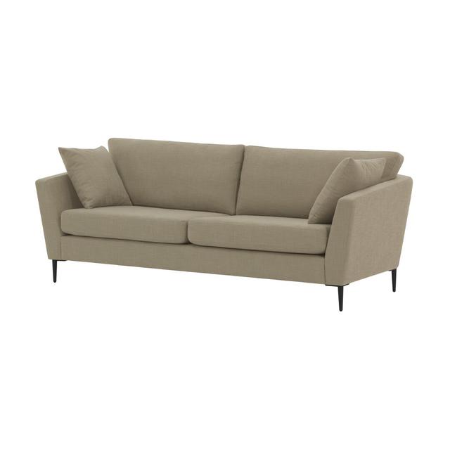 2-Seater Sofa in Beige by George Oliver, Upholstery Colour: Beige on Productcaster.