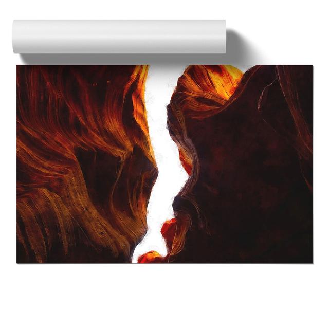 Sandstone In Antelope Canyon Vol.1 - No Frame Print East Urban Home Size: 21cm H x 30cm W x 0.1cm D on Productcaster.