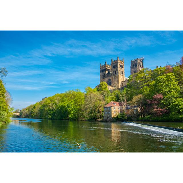 River Wear In Durham by Palliki - Wrapped Canvas Print 17 Stories Size: 81cm H x 122cm W on Productcaster.