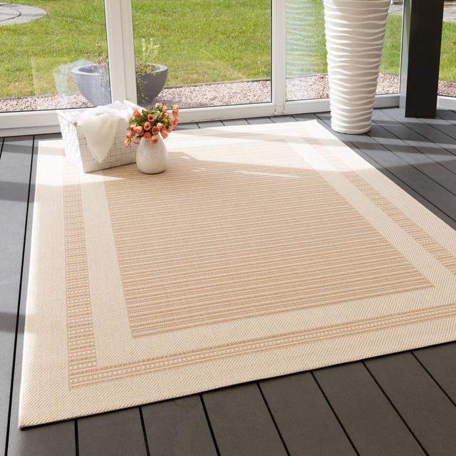 Outdoorteppich Bergen in Raute Grau 17 Stories Teppichgröße: Rechteckig 240 x 290 cm, Farbe: Beige on Productcaster.