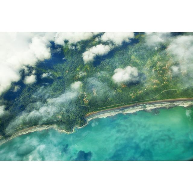 Aerial View Over Coastline by Anzeletti - Print Metro Lane Size: 50cm H x 75cm W on Productcaster.