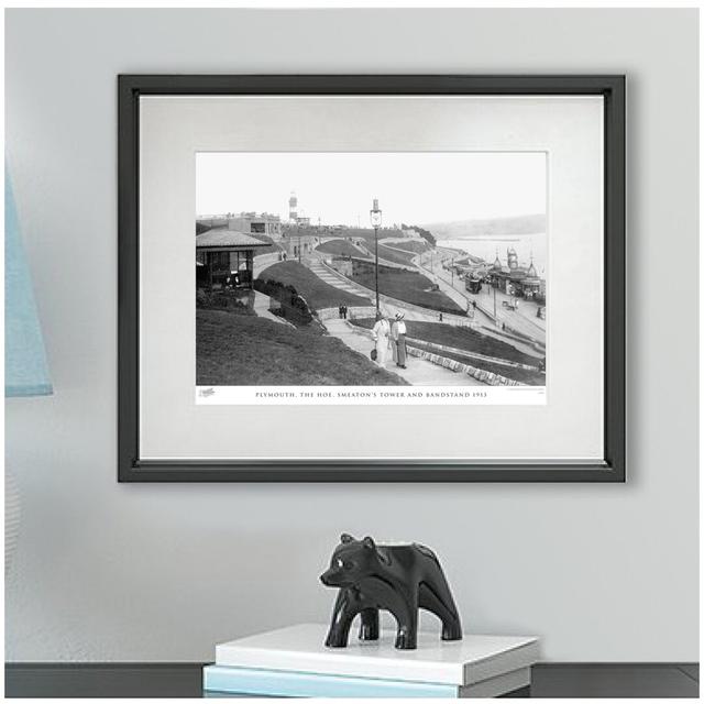 'Plymouth, the Hoe, Smeaton's Tower and Bandstand 1913' by Francis Frith - Picture Frame Photograph Print on Paper The Francis Frith Collection Size: on Productcaster.