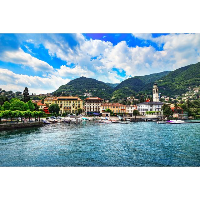 Cernobbio Town by Stevanzz - Wrapped Canvas Photograph Alpen Home Size: 51cm H x 76cm W on Productcaster.