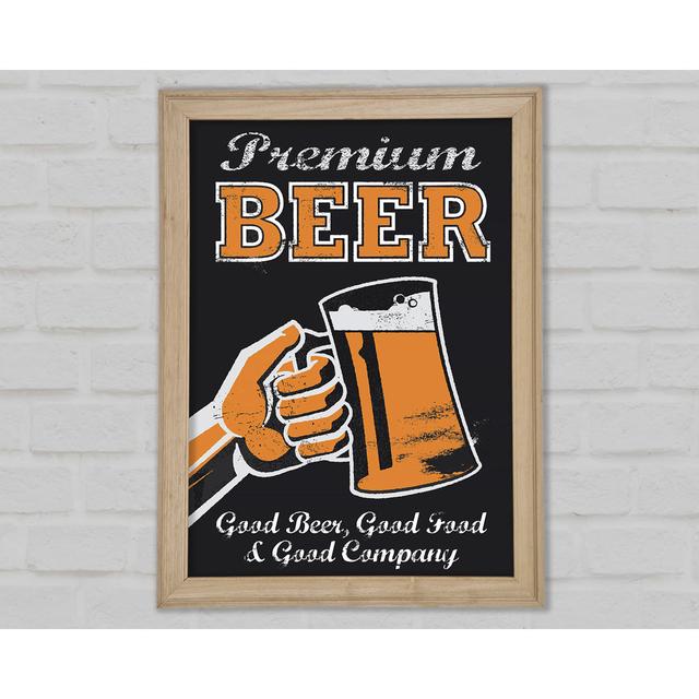 Beer Time 4 - Single Picture Frame Art Prints Bright Star Size: 29.7cm H x 21cm W on Productcaster.