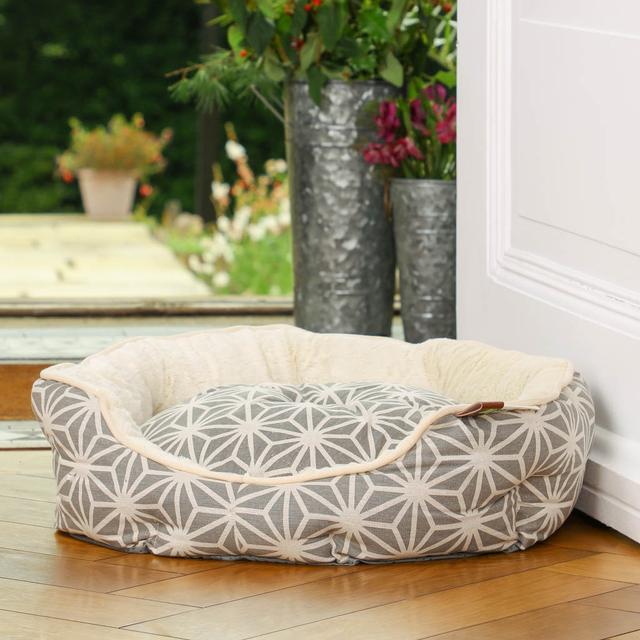 Haney Bolster Cushion in Grey Archie & Oscar on Productcaster.