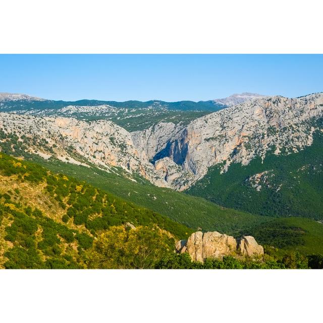 Gorroppu Canyon by Elisalocci - Wrapped Canvas Print Alpen Home Size: 30cm H x 46cm W x 3.8cm D on Productcaster.