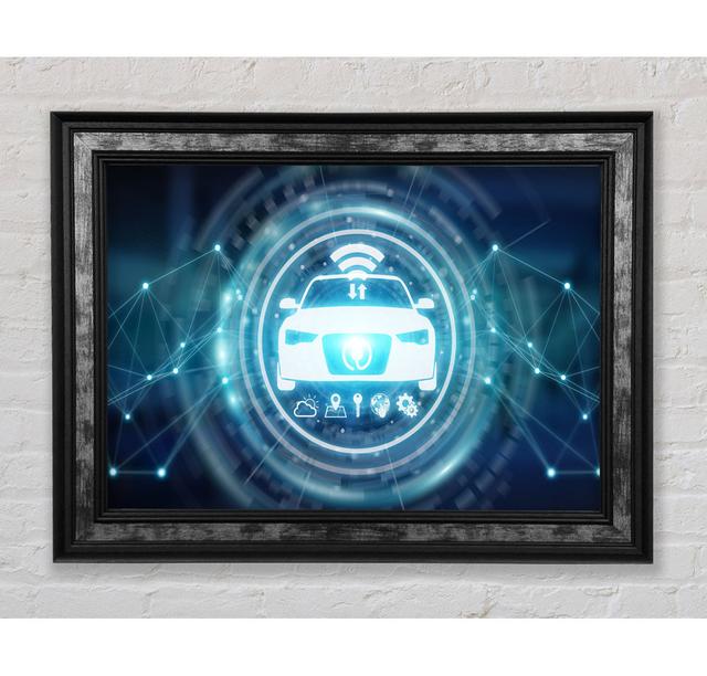 Electric Car Charge - Print Bright Star Size: 29.7cm H x 42cm W on Productcaster.