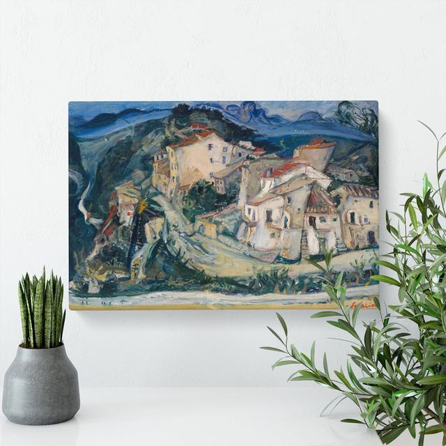 View Of Cagnes by Chaim Soutine - Wrapped Canvas Painting East Urban Home Size: 50cm H x 76cm W x 3cm D on Productcaster.