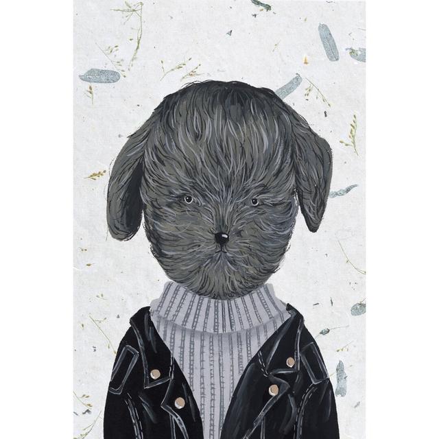 Hip Dog I by Melissa Wang - Wrapped Canvas Painting Maturi Size: 122cm H x 81cm W on Productcaster.